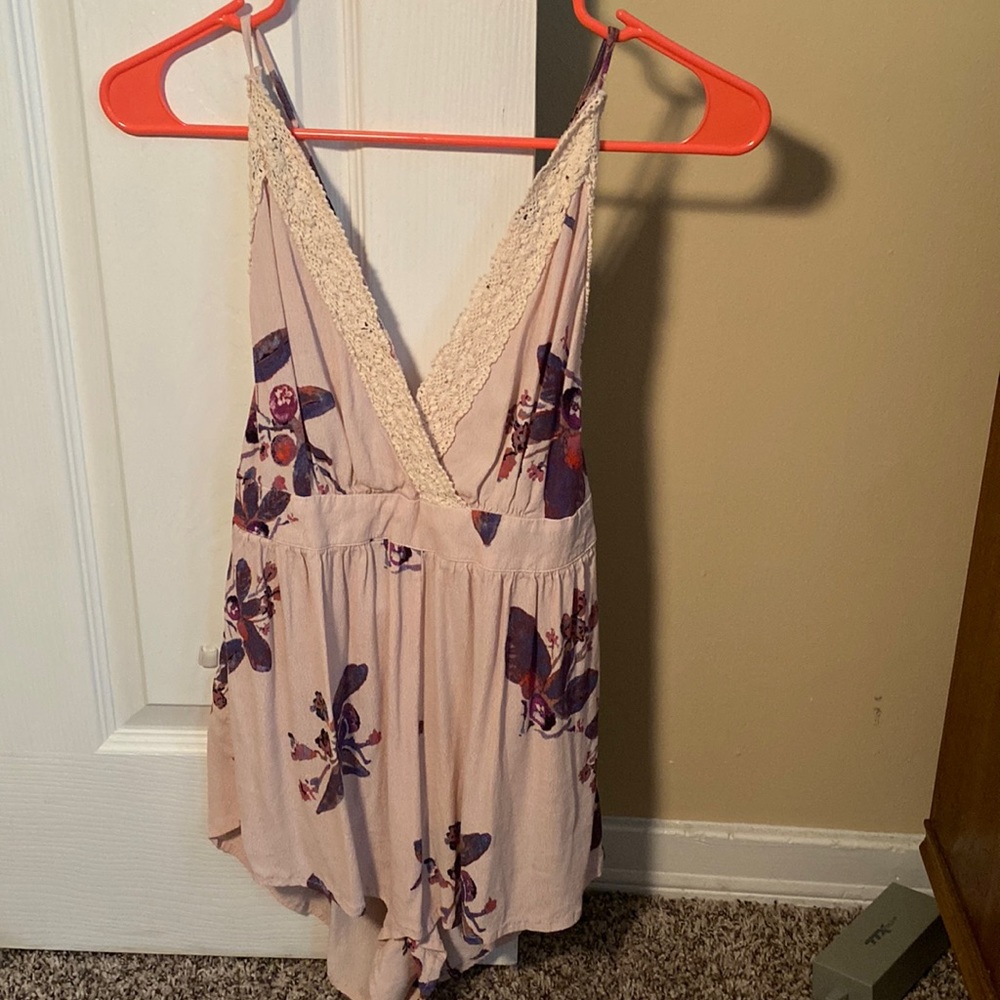 Open back romper